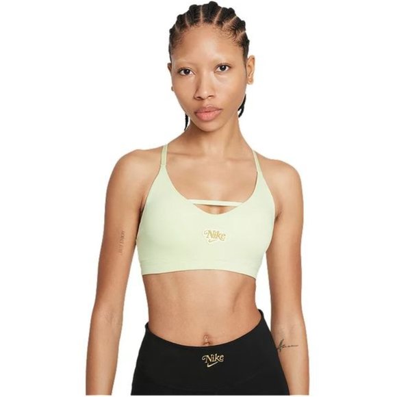 Nike Dri Indy Femme Strappy Light Support Sports Bra - Picture 2 of 4